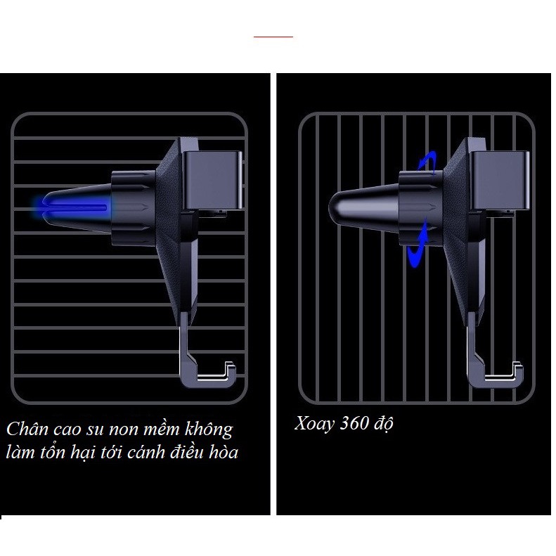 Giá Đỡ Điện Thoại Trên Ô Tô Gài Cửa Gió Tiện Lợi