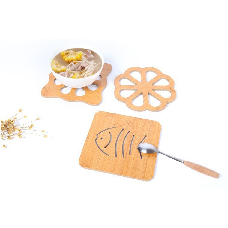 Đế gỗ lót nồi.