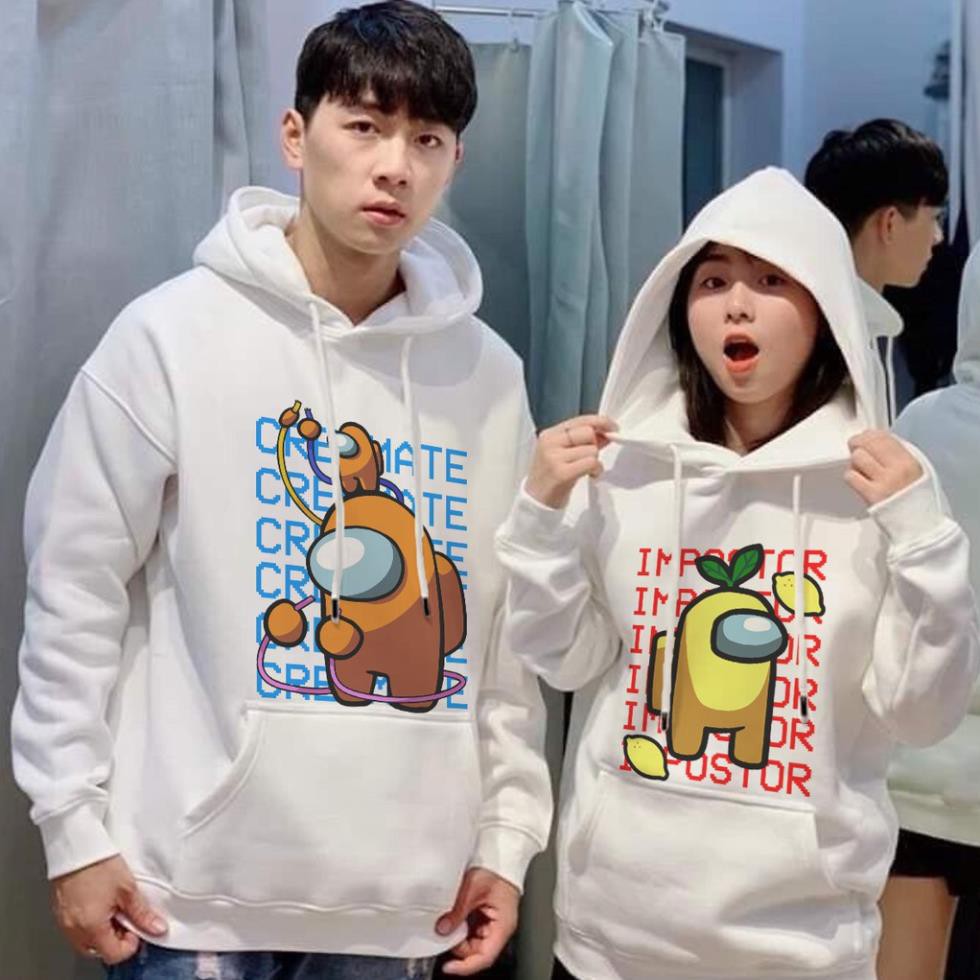 HOT- Áo Hoodie Nỉ In Hình Among Us Unisex Nam và Nữ