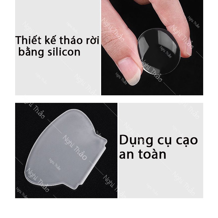 Con dấu silicon in móng tay trong suốt