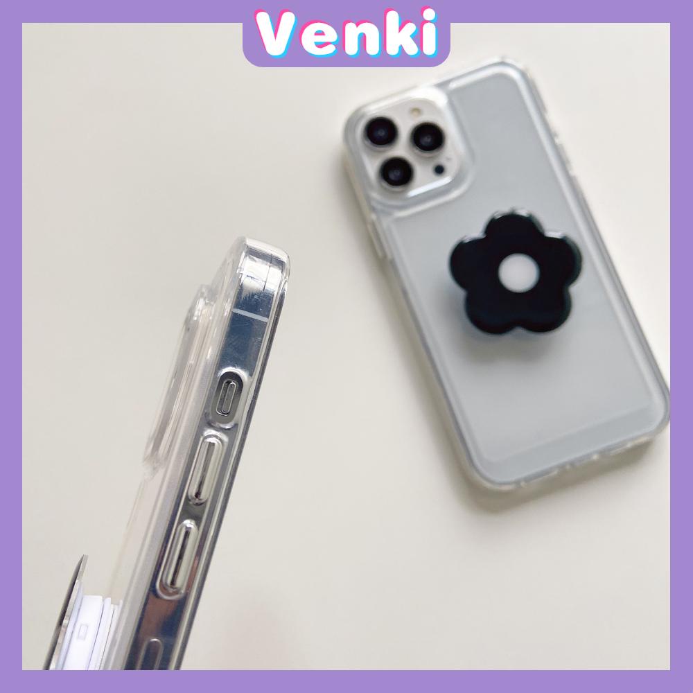 Ốp điện thoại silicon mềm có giá đỡ hình hoa thích hợp cho iPhone 13 Pro Max iPhone 12 Pro Max iPhone 11 iPhone7 Plus