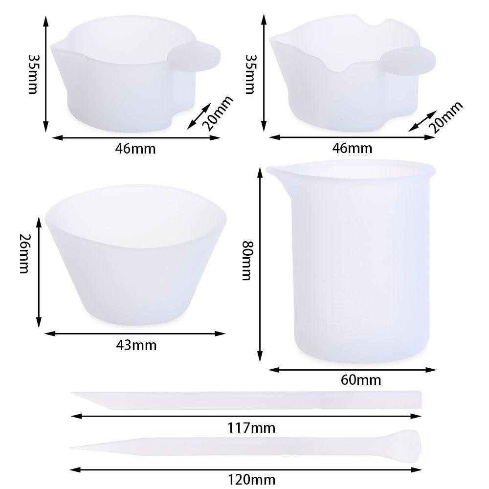 Khuôn Silicone Làm Que Khuấy Epoxy Resin Có Thể Rửa Sạch