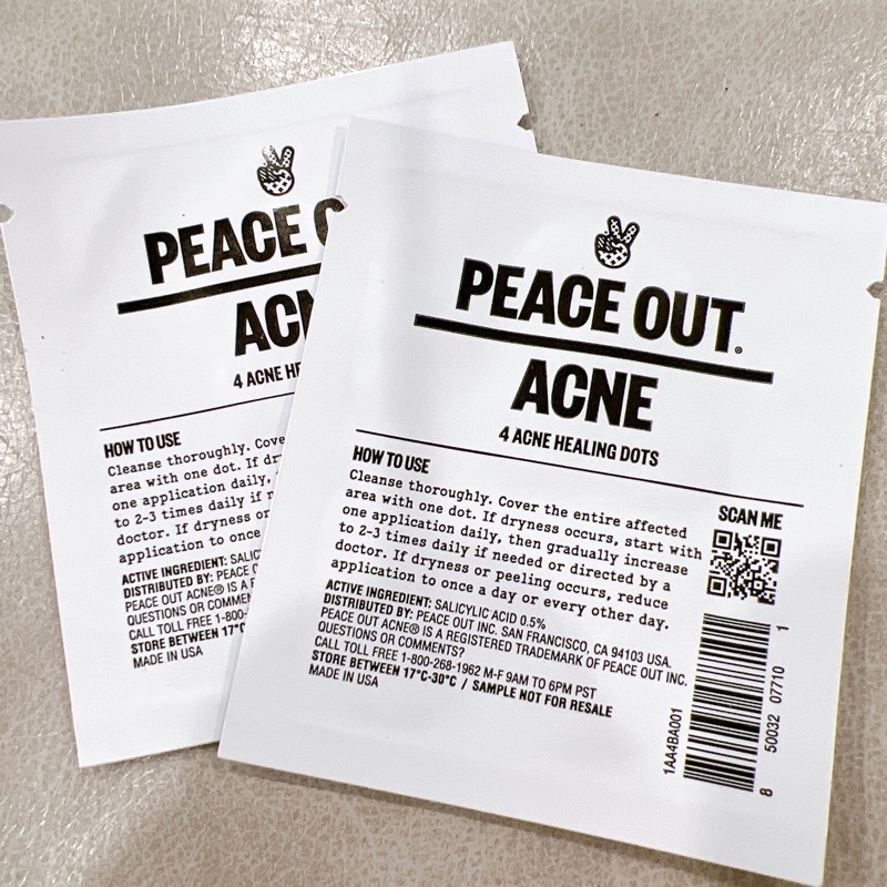 Miếng dán mụn PEACE OUT Salicylic Acid Acne Healing Dots