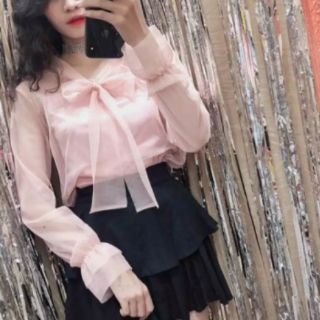 Áo lưới cột nơ form 52 kg trở lại