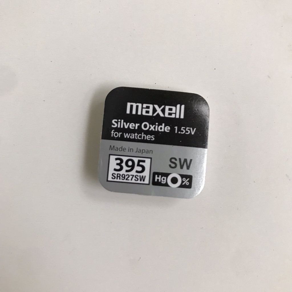 Vỉ  1 viên pin đồng hồ Maxell 927 SR927SW SR926SW SR926 SR927 926 395 Nhật  Bản