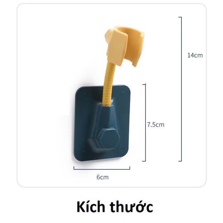 Móc kẹp vòi hoa sen dán tường xoay 360 độ, giá treo vòi hoa sen tiện dụng𝐅𝐑𝐄𝐄 𝐒𝐇𝐈𝐏
