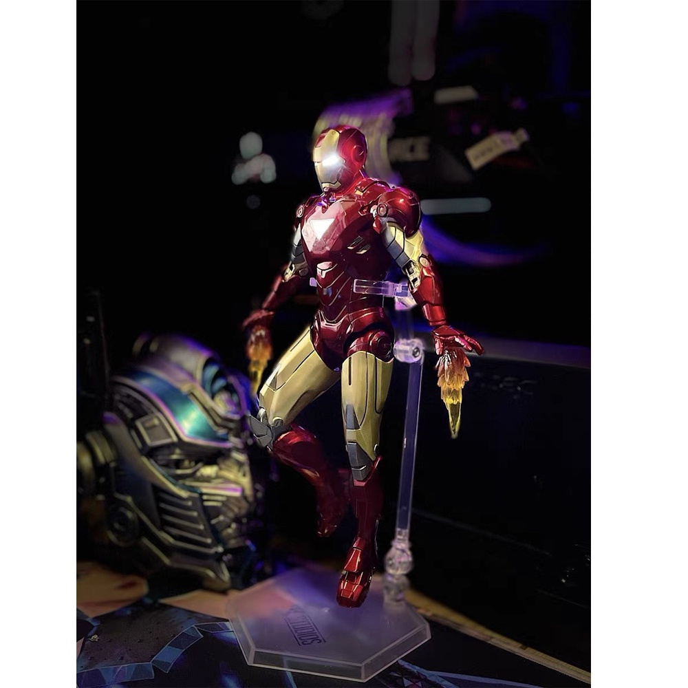 Mô hình Iron Man Mk6 ZD Toys có LED chính hãng tỉ lệ 1:10