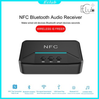 Thiết bị thu tín hiệu âm thanh BT200 NFC bluetooth 5.0 giao diện 3.5mm AUX RCA âm thanh nổi dành cho xe hơi
