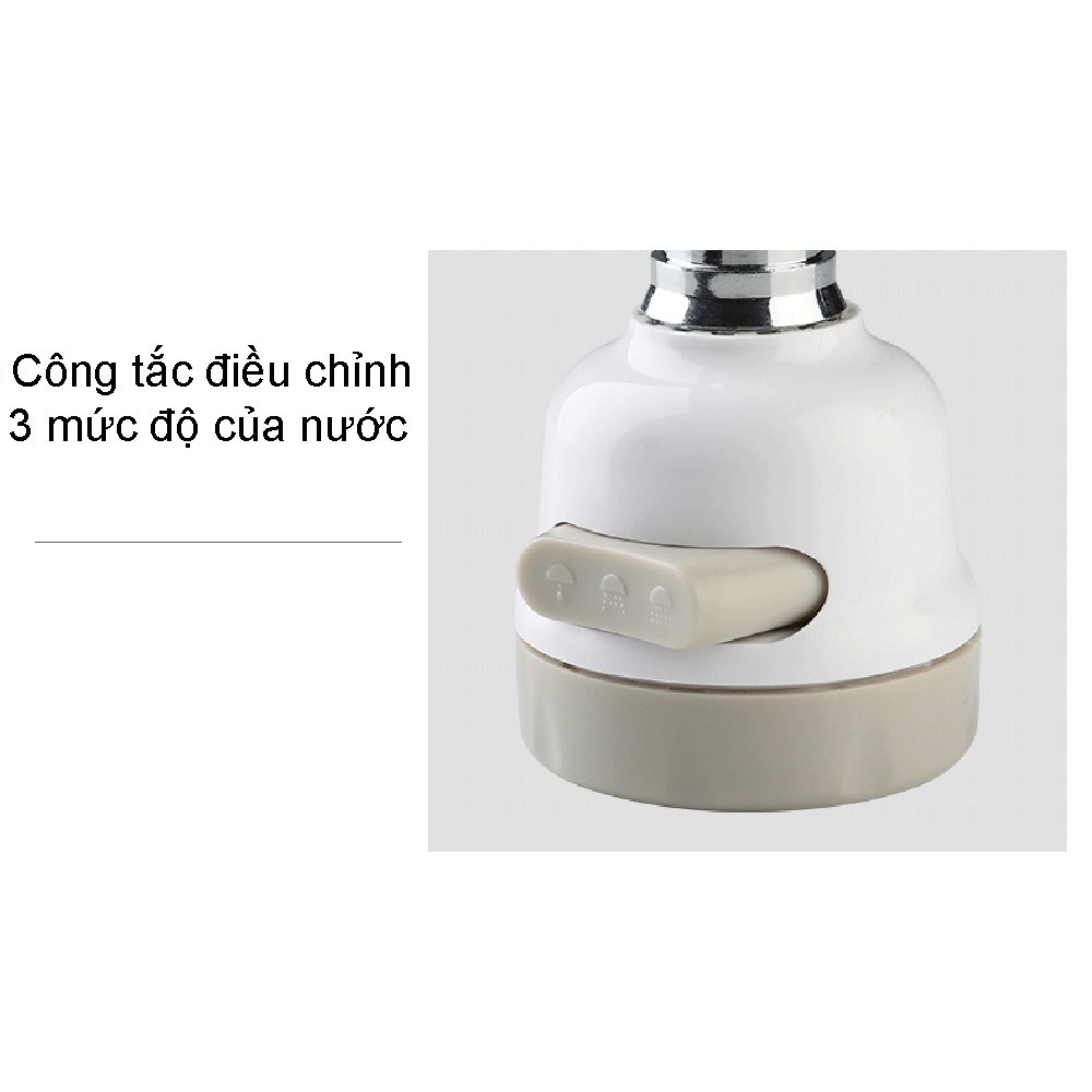 Đầu Vòi Tăng Áp Rửa Chén Xoay 360 Độ Schmidt, Đầu Tăng Áp Cho Vòi Rửa Chén Rửa Bát Loại Mới-Tăng Áp Lực Nước 2 Chế Độ