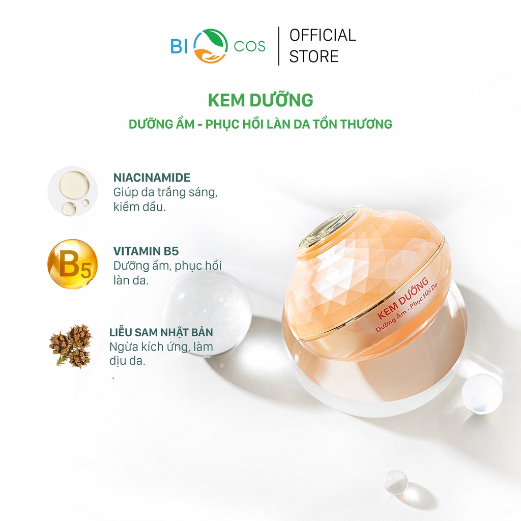 Kem Dưỡng B5 BIOCOS - Dưỡng Ẩm, Phục Hồi và Tái Tạo Da 20g