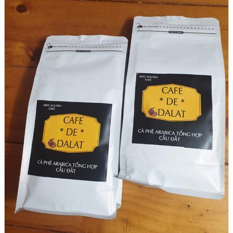 CAFE DE DALAT tổng hợp Cầu đất ( Robusta( 50%)- Arabica (50%) -  (500gram) | BigBuy360 - bigbuy360.vn