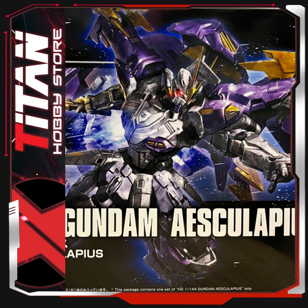 Mô hình lắp ráp GunplaP-BANDAI: HG 1/144 GUNDAM AESCULAPIUS  Gundam Bandai Japan