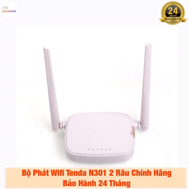 Bộ phát wifi TENDA N301 2 râu