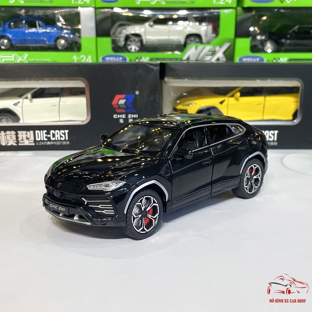 Mô hình xe hợp kim Lamborghini Urus tỉ lệ 1:24 của hãng Chezhi 3 màu