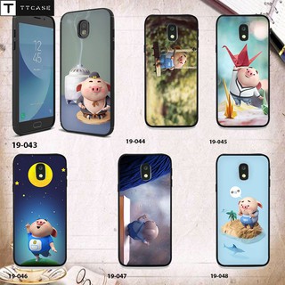 Skin decal dán Samsung J3 Pro, J7 Pro hình Heo con dễ thương