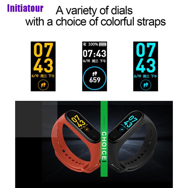 Đồng Hồ Thông Minh M4 M Band 4 Chống Thấm Nước Kèm Phụ Kiện