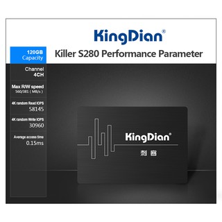 SSD 120G Kingdian mới bảo hành 36 tháng