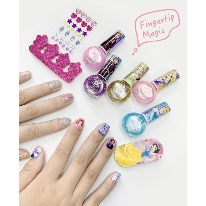 Bộ đồ chơi làm nail làm móng hoạt hình Disney dễ thương