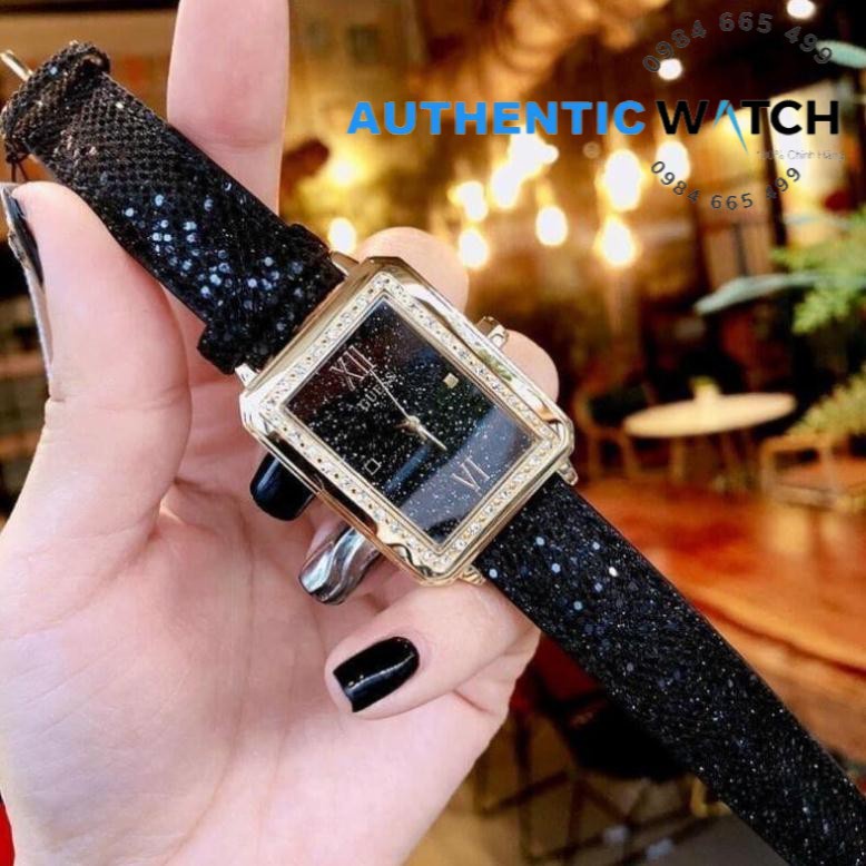 Đồng Hồ Nữ Guess Chipu U0841L1 Dây Da Đen Chính Hãng