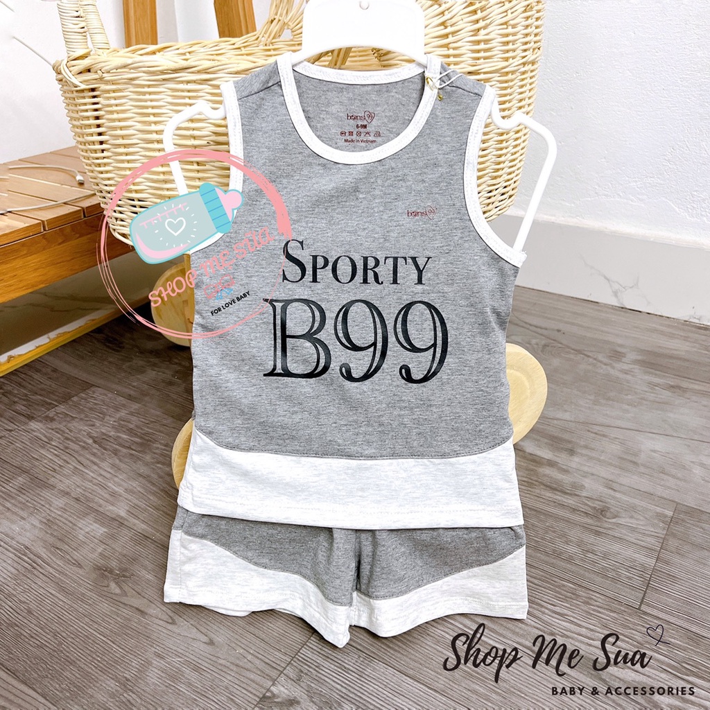 BONS99 Bộ Ba Lỗ Thể Thao Cho Bé