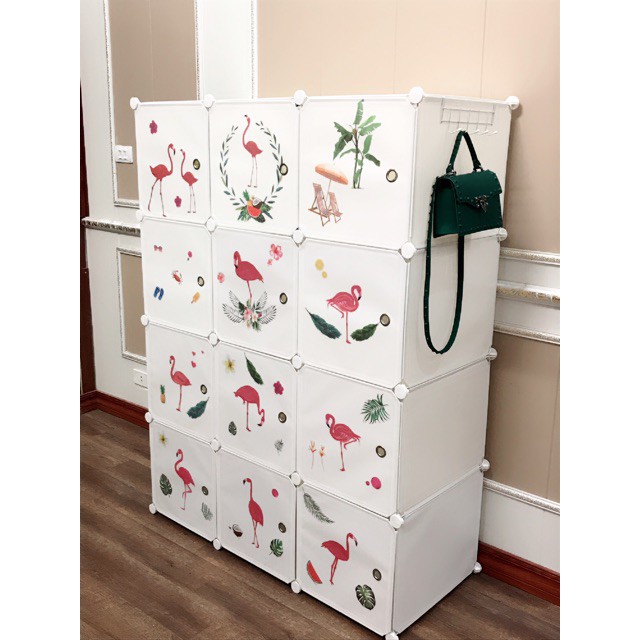 FREESHIP 99K TOÀN QUỐC_XẢ HÀNG MỚI VỀ- TỦ NHỰA GHÉP 6 Ô. Tặng kèm 1 treo đồ.