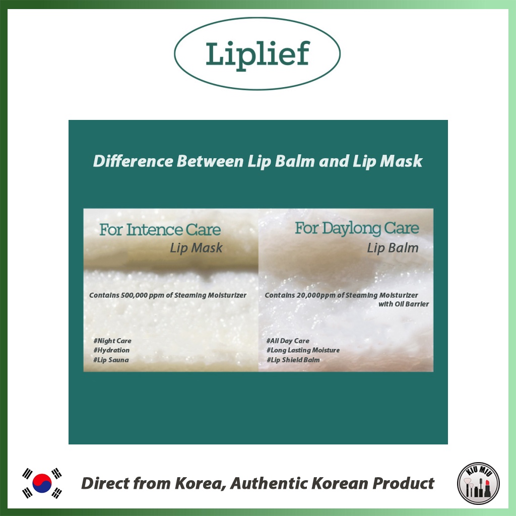 Liplief Steaming Lip Balm 3.2g *ORIGINAL KOREA*
