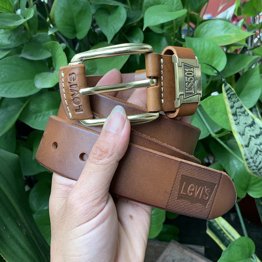 Thắt Lưng Nam Khóa Kim Da Bò Nhập Chất Lượng Cao TM255 BH 12 Tháng