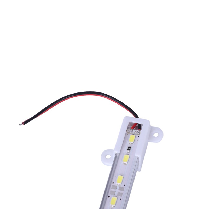 Dải cứng nhẹ có vỏ nhôm màu trắng 2x 50CM 12V 36LED 5630 SMD