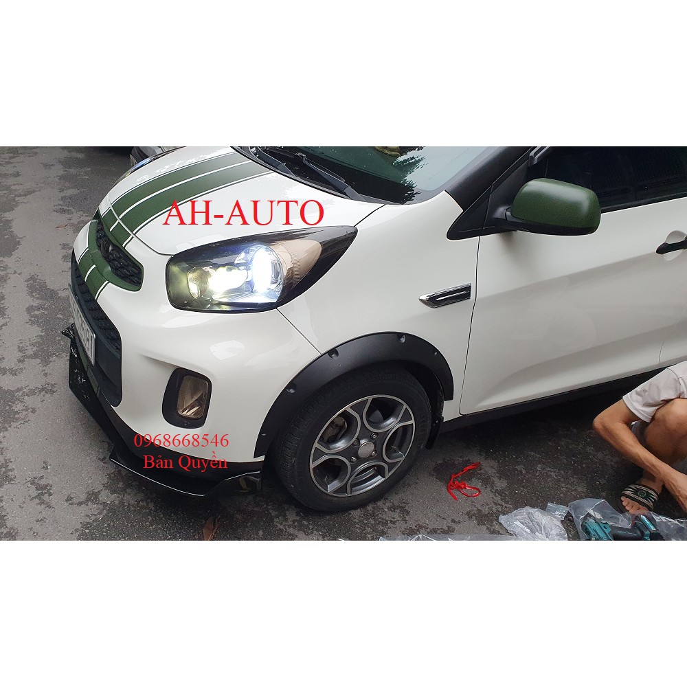 Lip Trước,Cản TrướcThể Thao Morning Đời 2008-2012,2013-2020 Nhựa ABS Cao Cấp Chống Va Đập Tốt