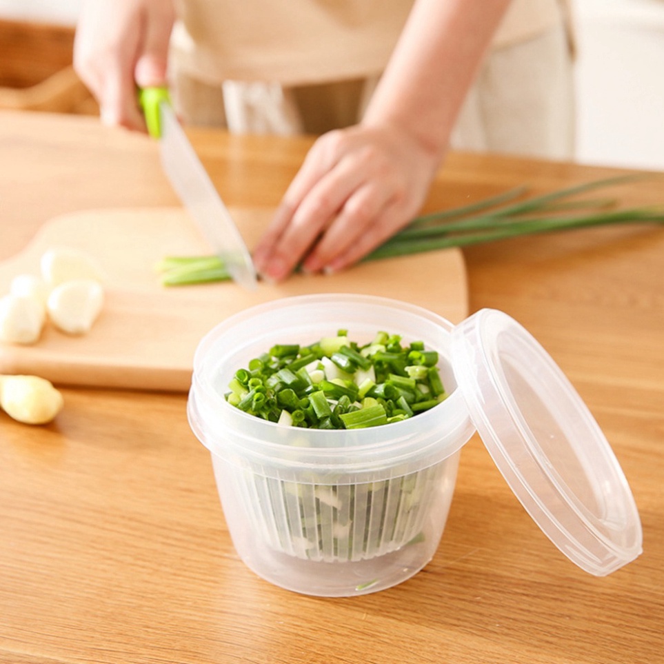 Hộp Đựng Bảo Quản Hành Tỏi 2 Lớp Tiện Lợi DANA