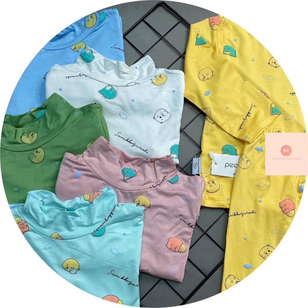 Bộ Thun Lạnh Baby Cổ Cao dành cho bé SỜ LÀ SƯỚNG NHÌN LÀ THÍCH Cotton 100% cho bé từ 5-18kg