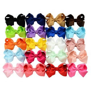 Set 20 Kẹp Tóc Nơ Nhiều Màu Cho Bé Gái