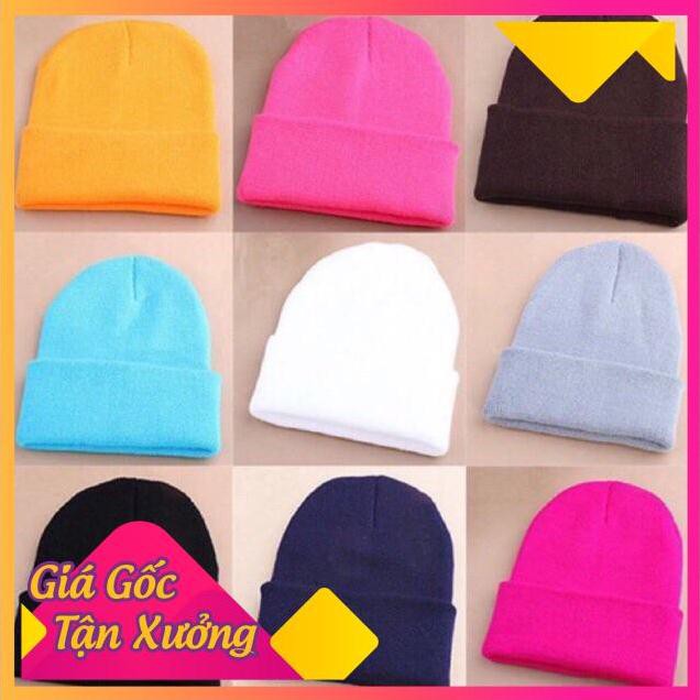 [SIÊU SALE] Mũ Len Beanie Cá Tính Phong Cách Hàn Quốc Nhiều Màu.