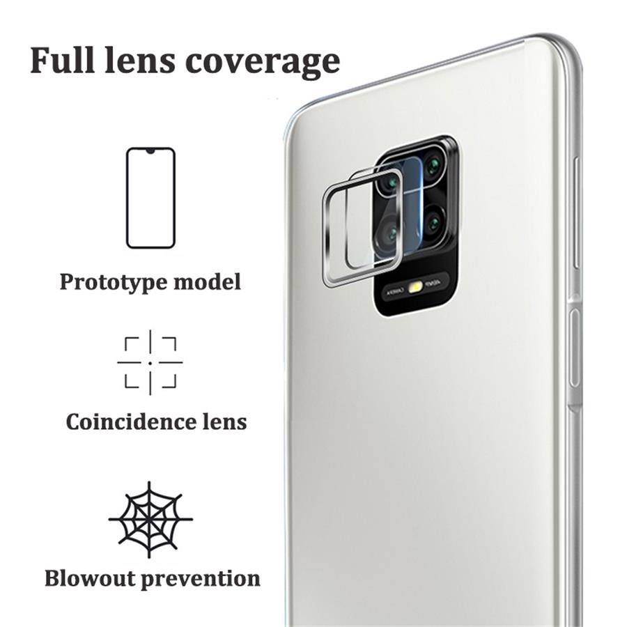 Set viền và kính cường lực bảo vệ camera 2 trong 1 cho Xiaomi Redmi Note 9 Pro Max 9s 10x
