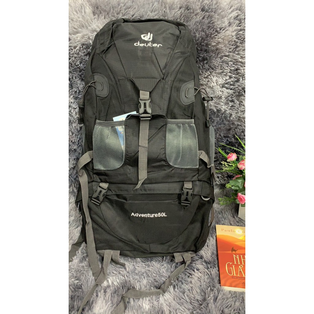 Giá sập sàn, siêu ưu đãi  - Balo Phượt thời trang Deuter Adventure 50L, chống nước cực tốt, siêu chắc chắn