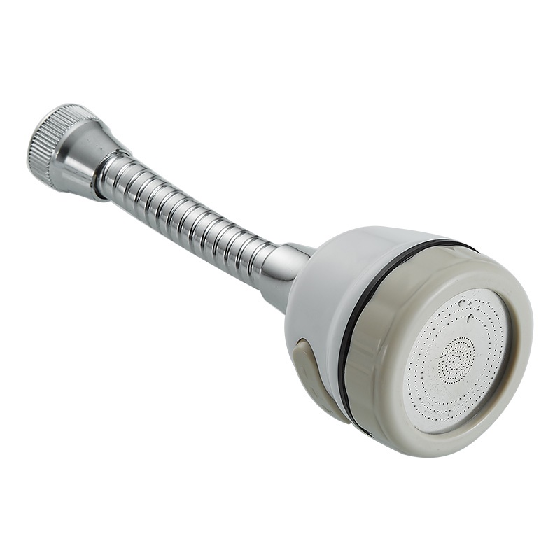Đầu tăng áp 3 chế độ phun cho vòi bồn rửa - Có thể xoay 360 độ màu trắng sữa