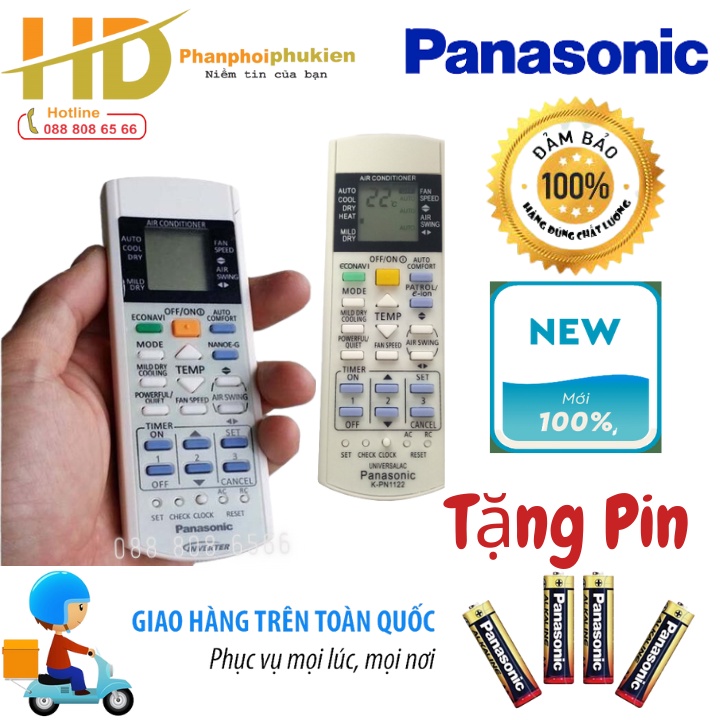 Điều khiển điều hòa Panasonic Inverter - Remote điều hòa Panasonic Inverter 1 chiều và 2 chiều loại tốt