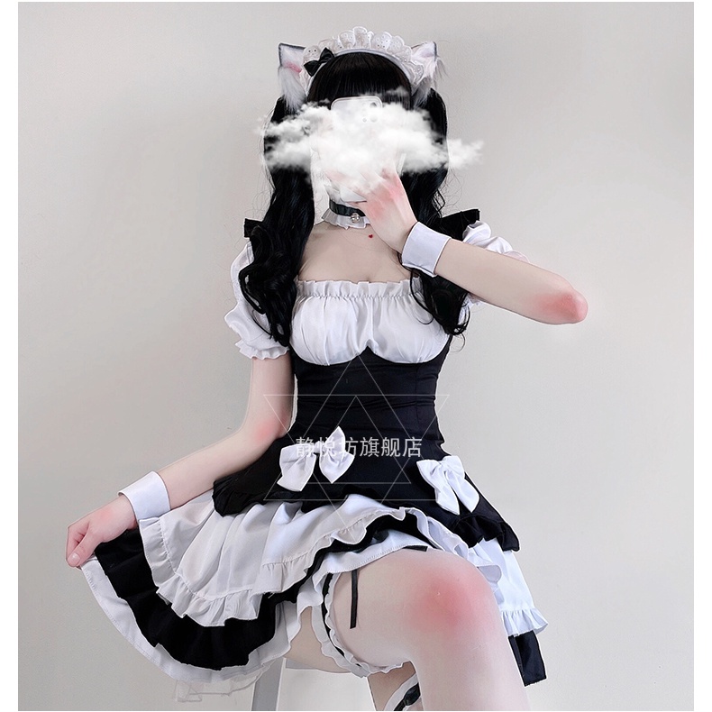 [CÓ SẴN] Trang phục Maid hầu gái mã M026 hóa trang halloween sự kiện lễ hội (festival) Sakana cosplay shop [Che tên] | BigBuy360 - bigbuy360.vn