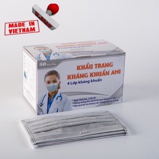 Khẩu trang y tế than hoạt tính 4 lớp ami