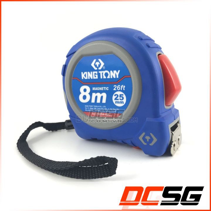 Thước cuộn Magnetic 8.0m/25mm Kingtony 79094-08C
