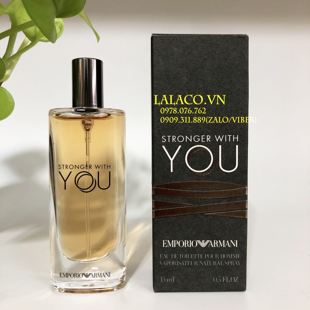 [ 15ml ] Nước hoa Nam Emporio Armani Stronger With You 15ml