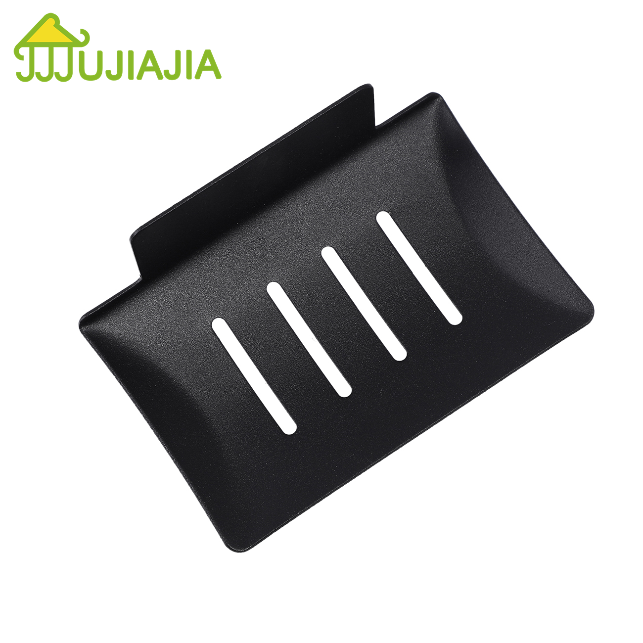 JUJIAJIA Free Punch Wall-Mounted Draining Carbon Steel Soap Holder Bathroom