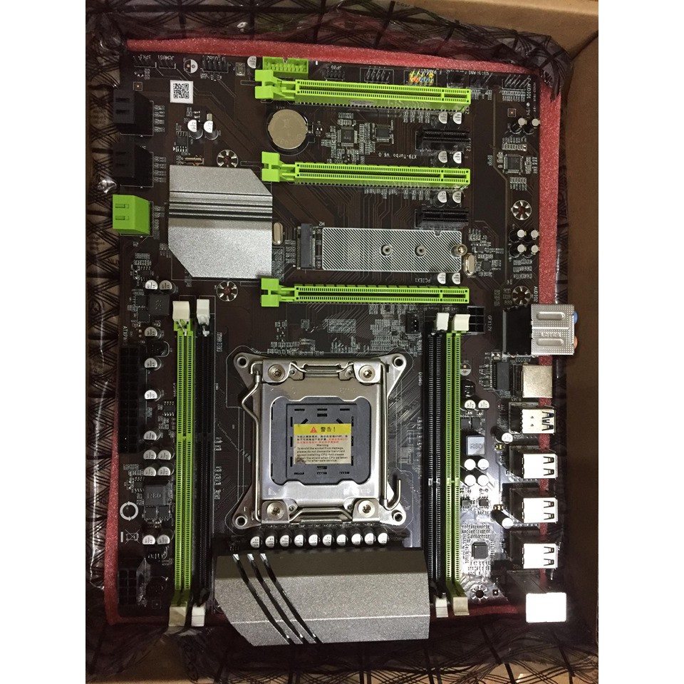 Combo main x79 E5 v1 v2+E5 1650v2 3.5Ghz  6 core 12 Thread+2X8gb Ecc