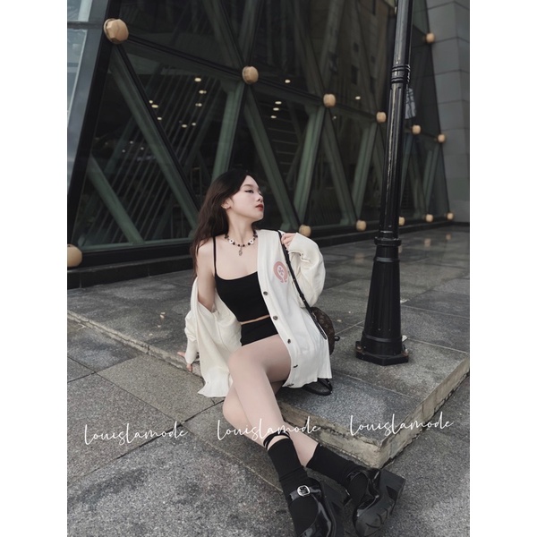 Áo Khoác Len Cardigan CH Chữ Thập