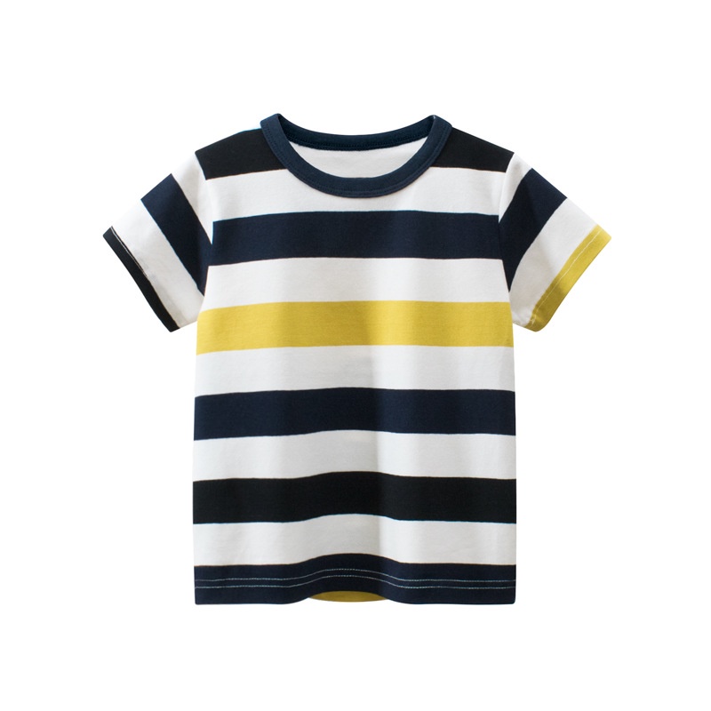 Áo thun cotton SOFFNY tay ngắn hoạ tiết xinh xắn thời trang mùa hè cho bé trai và bé gái