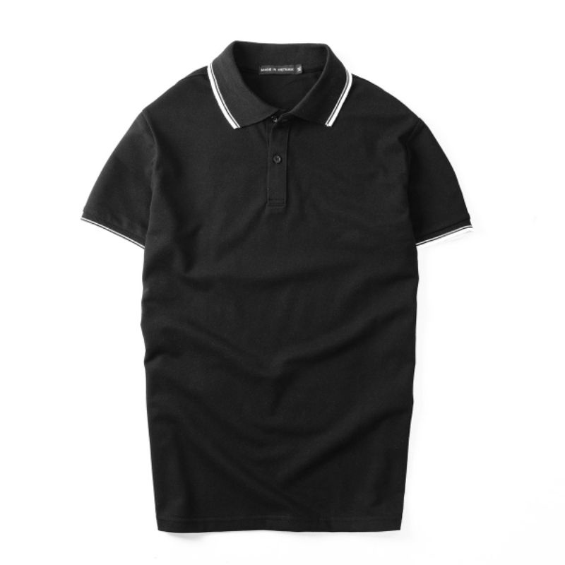 Áo Thun Nam POLO Trơn Vải Cá Sấu Cotton Cao Cấp Ngắn Tay Cực Sang Trọng Màu Sắc Thanh Lịch Chuẩn From