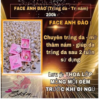 kem face anh đào skincream