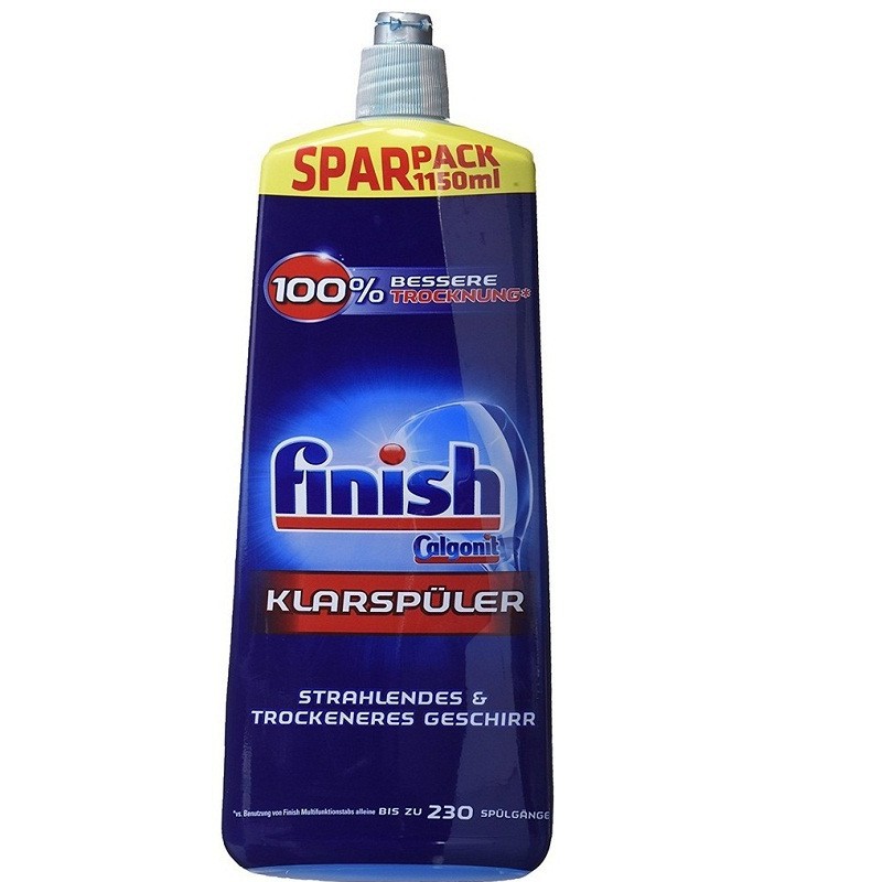 Nước làm bóng Finish Đức 750ml dùng cho máy rửa bát 9-10-12-13 bộ