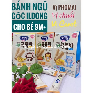 {hsd 2023]bánh cuộn ngũ cốc ildong cho bé từ 8m+