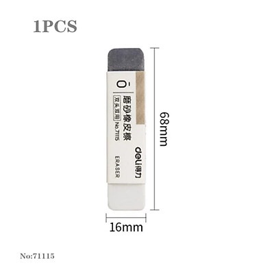 Gôm Tẩy Xóa Eraser 2 Đầu Xóa Được Mực 71115 - Deli